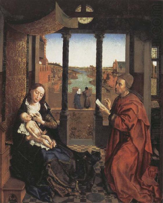 Roger Van Der Weyden Saint Luke Drawing the Virgin and Child china oil painting image
